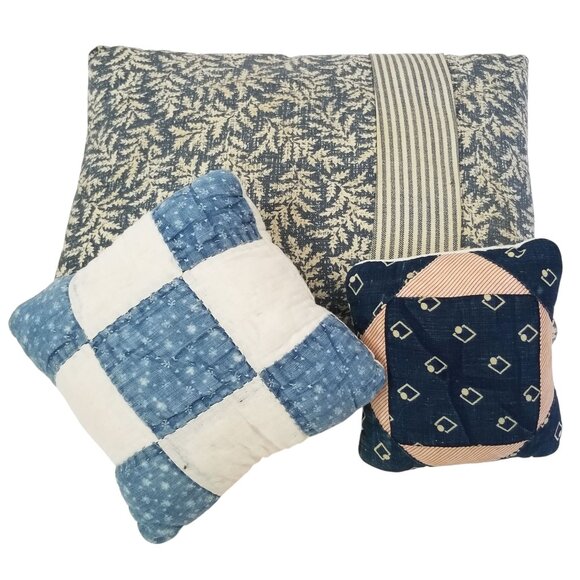 Antique Patchwork Mini Pillows - Picture 4 of 6